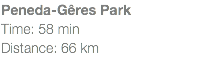 Peneda-Gêres Park Time: 58 min Distance: 66 km